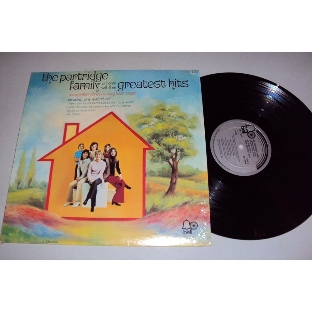 The Partridge Family at Home with Their Greatest Hits LP Vinyl David Cassidy